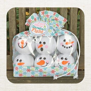 Embroidery Garden Snowman Snowballs Set 2 included in Snowball Bundle