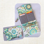 Embroidery Garden TriFold Wallet included in Personal Items Bundle