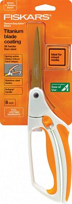 Fiskars Easy Action 8-Inch Titanium Scissors — product view 1