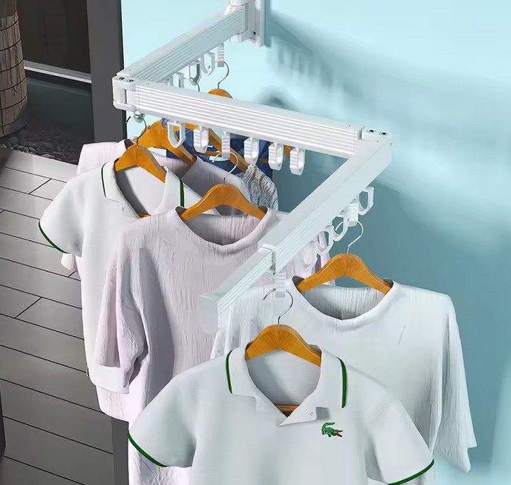 Iron-A-Way Wall Mounted Z-Fold Drying Rack