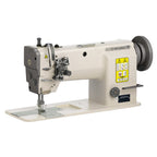 Reliable 3200TN two-needle needle-feed industrial sewing machine with stand and table