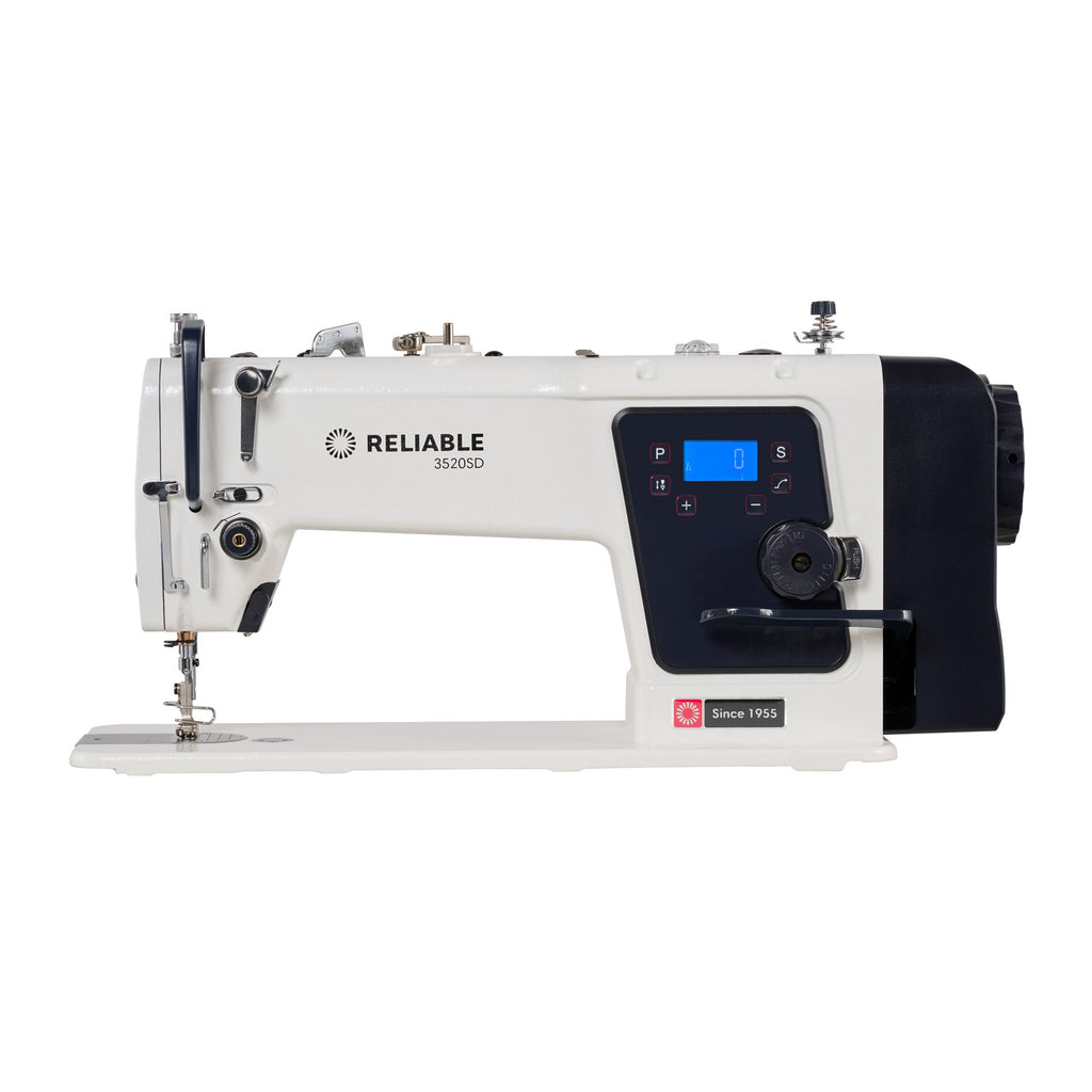 Reliable 3520SD industrial lockstitch machine, front view