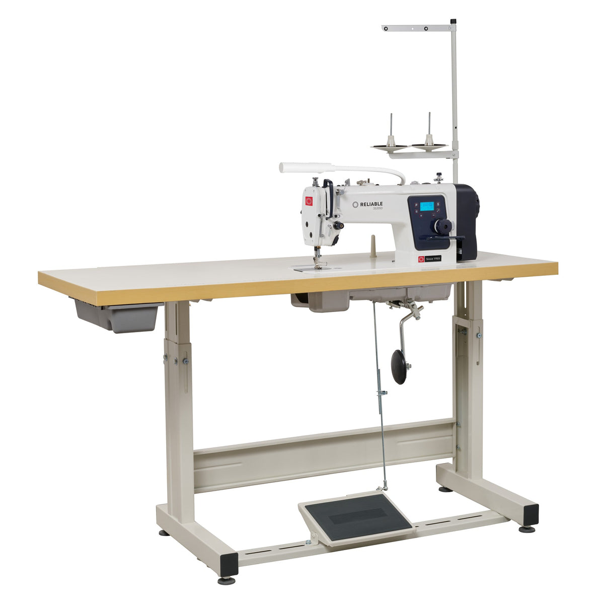 Reliable 3520SD industrial sewing table, wide view