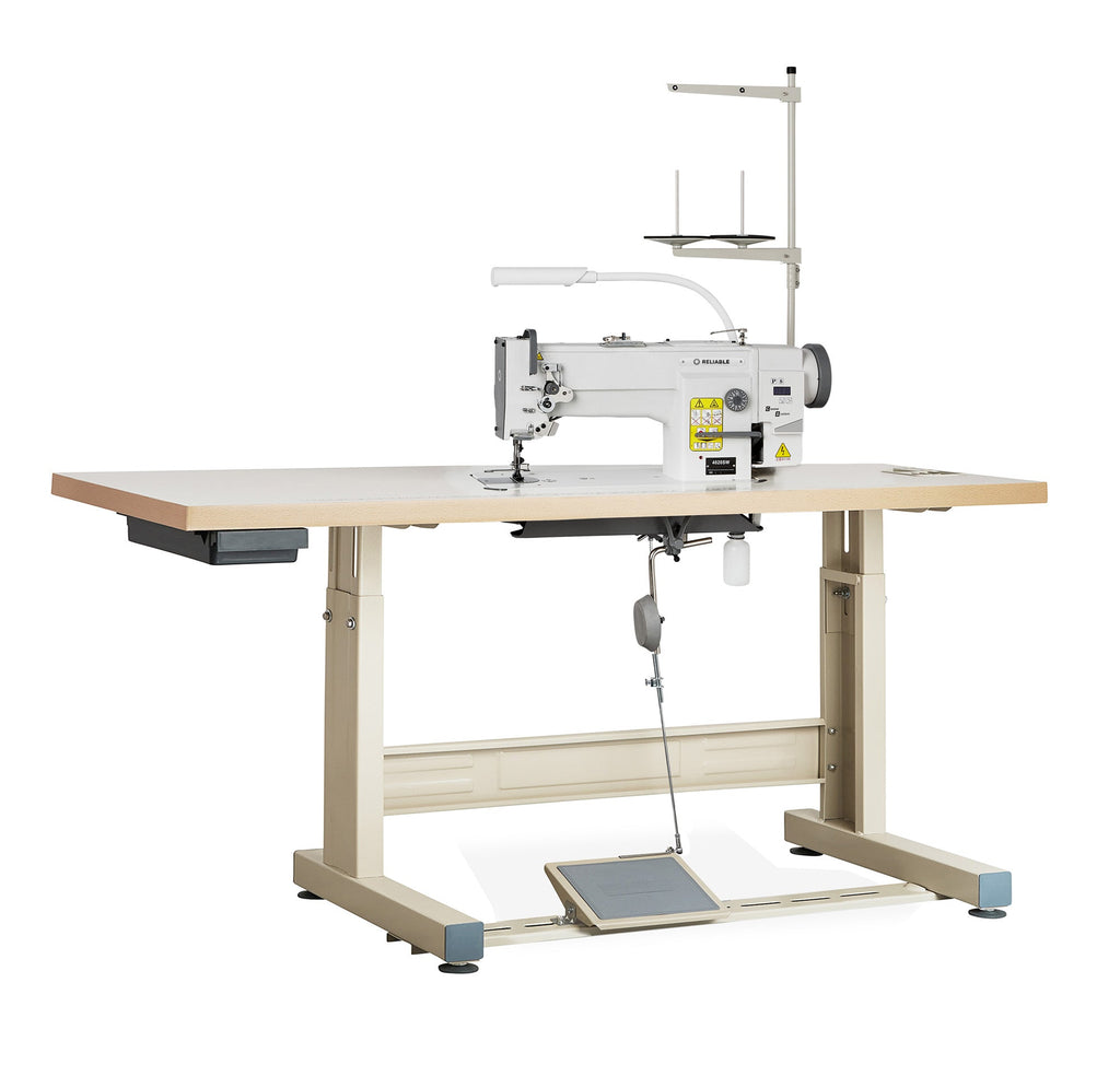 Reliable 4020SW extra-large table and stand side view