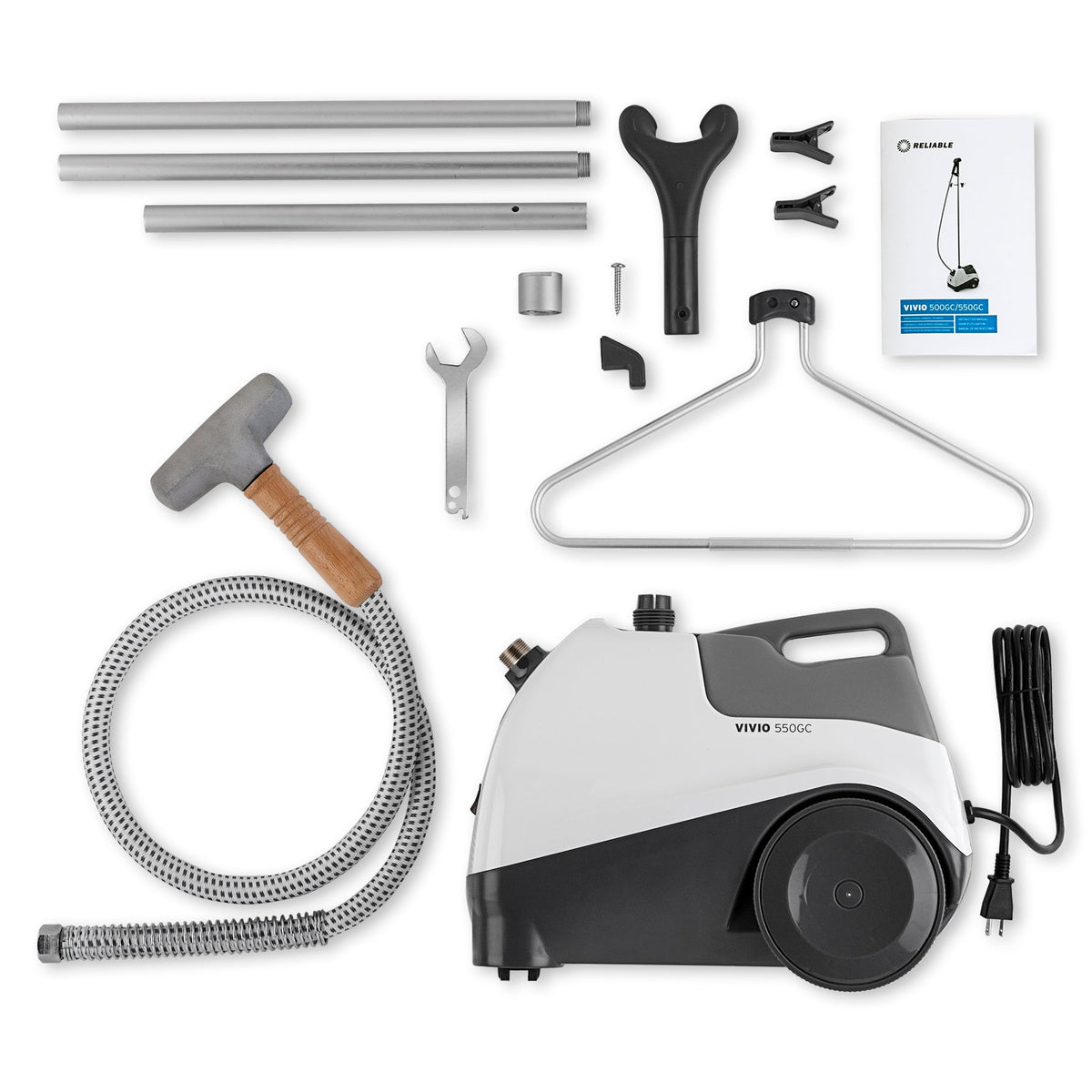 Reliable Vivio 550GC Professional Garment Steamer with Metal Head — official image 2