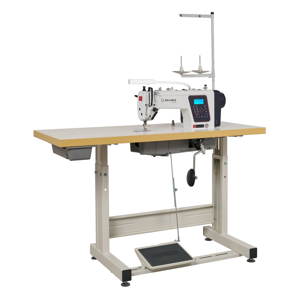 Reliable 5525SD complete industrial sewing table and stand