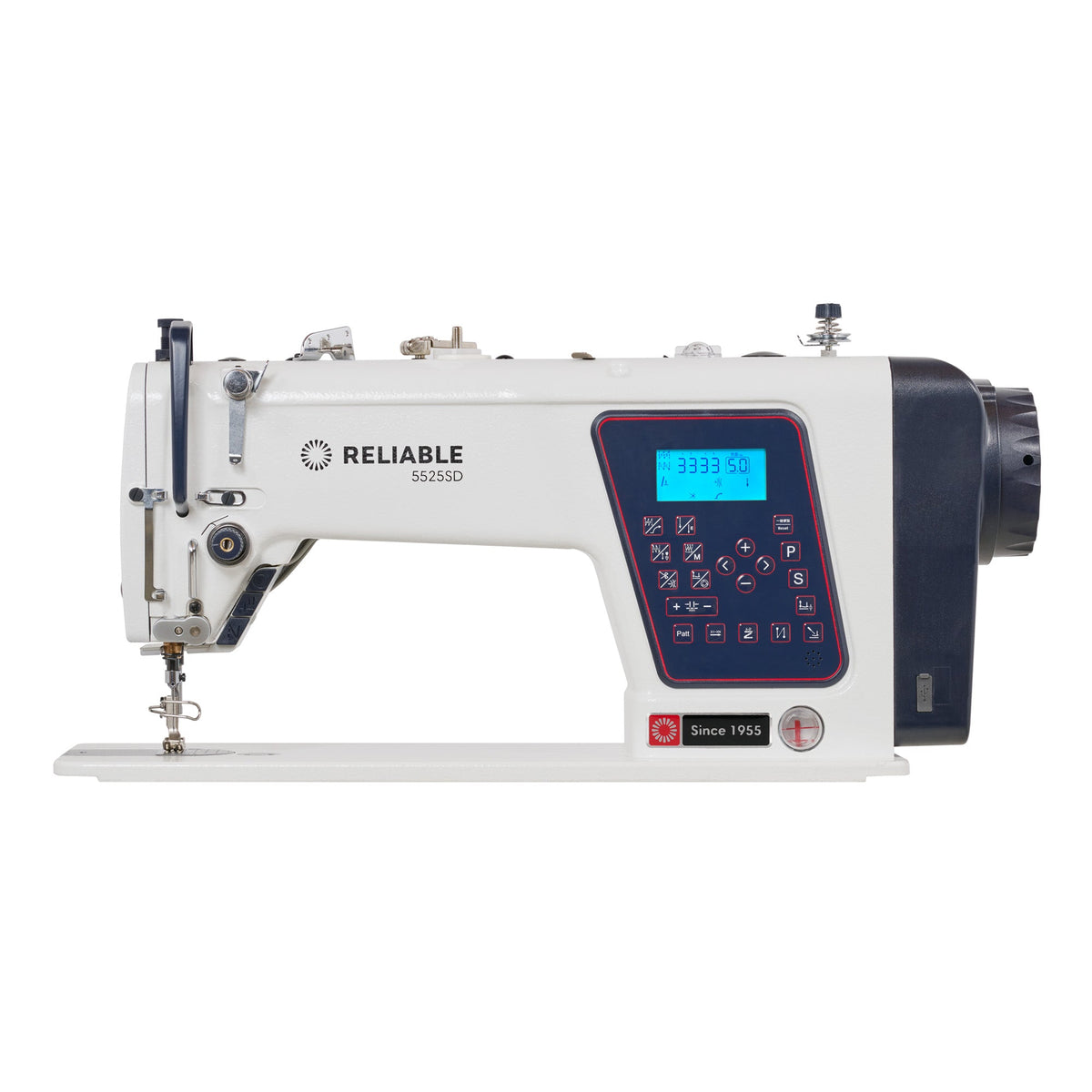 Reliable 5525SD industrial sewing machine, front view