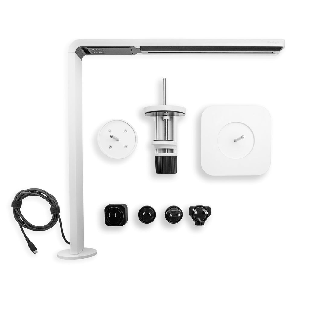 Reliable UberLight Frame 7100TL LED Desk and Audio Light, White — official image 2