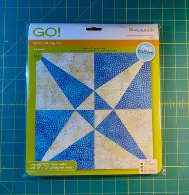 GO! Crossed Canoes-9" Finished Die