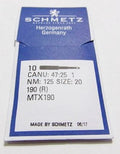 SCHMETZ 190 R Needles, 125/20 — 10 Count — product view 1