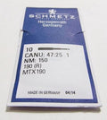 SCHMETZ 190 R Needles, 150/22.5 — 10 Count — product view 1