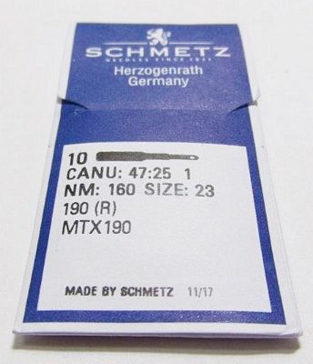 SCHMETZ 190 R Needles, 160/23 — 10 Count — product view 1