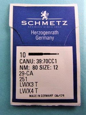SCHMETZ 251 Blindstitch Needles, 80/12 — 10 Count — product view 1