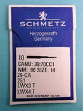 SCHMETZ 251 Blindstitch Needles, 90/14 — 10 Count — product view 1