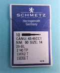 SCHMETZ LWx6T Blindstitch Needles, 90/14 — 10 Count — product view 1