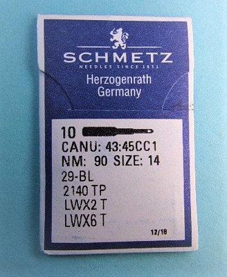 SCHMETZ LWx6T Blindstitch Needles, 90/14 — 10 Count — product view 1