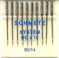 SCHMETZ DCx1F Flat Shank Needles, 90/14 — 10 Count — product view 1