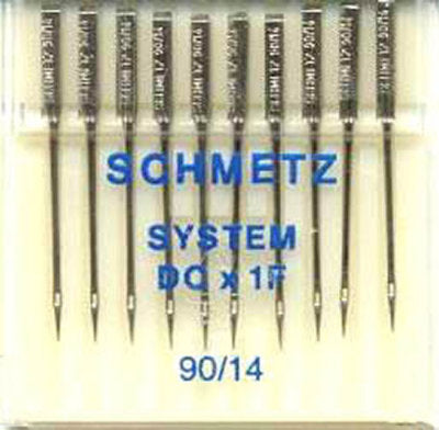 SCHMETZ DCx1F Flat Shank Needles, 90/14 — 10 Count — product view 1