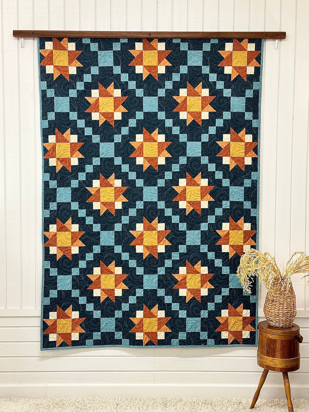 Seams Sew Me Arctic Stars finished project, view 5