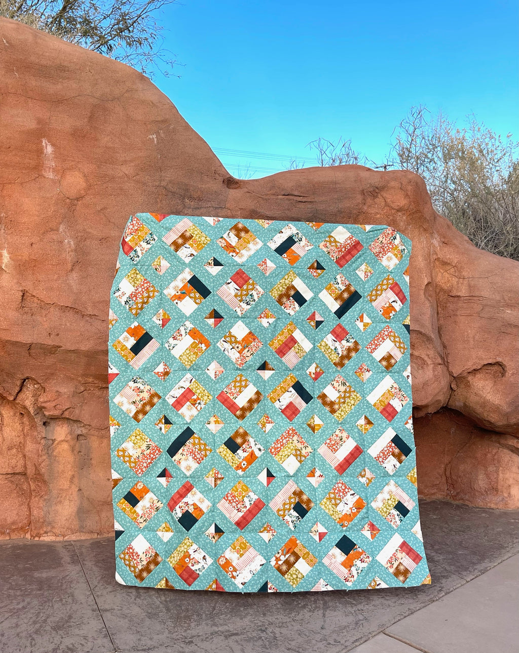 Seams Sew Me Dueling Diamonds finished project, view 6