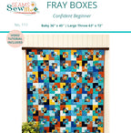 Seams Sew Me Fray Boxes PDF pattern cover
