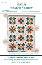 Seams Sew Me Friendship Blooms PDF quilt pattern cover