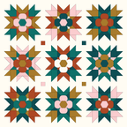 Seams Sew Me Friendship Blooms quilt design example 3