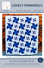 Seams Sew Me Lovely Pinwheels PDF pattern cover