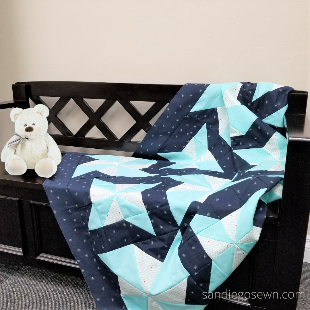 Seams Sew Me Lovely Pinwheels finished project, view 11