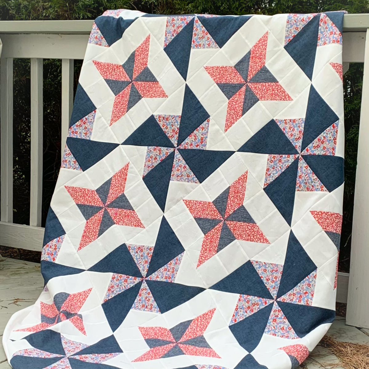 Seams Sew Me Lovely Pinwheels finished project, view 4