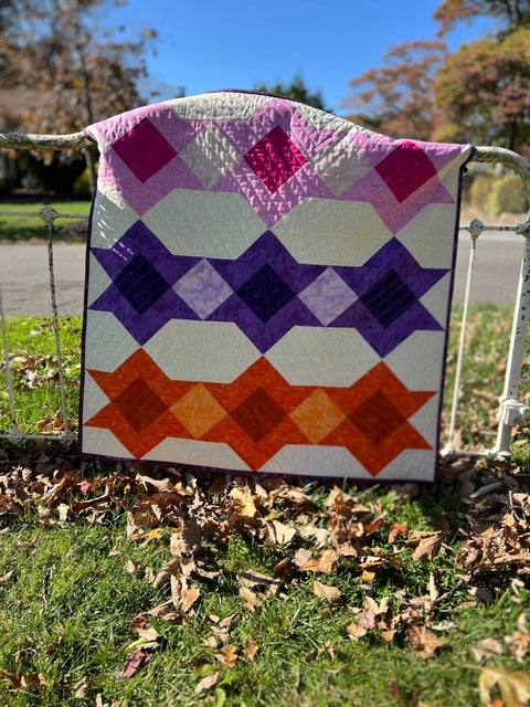 Montgomery Ribbon finished quilt inspiration