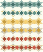 Montgomery Ribbon quilt design in Montgomery Mountain Charm fabrics