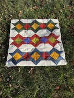 Montgomery Ribbon finished quilt display