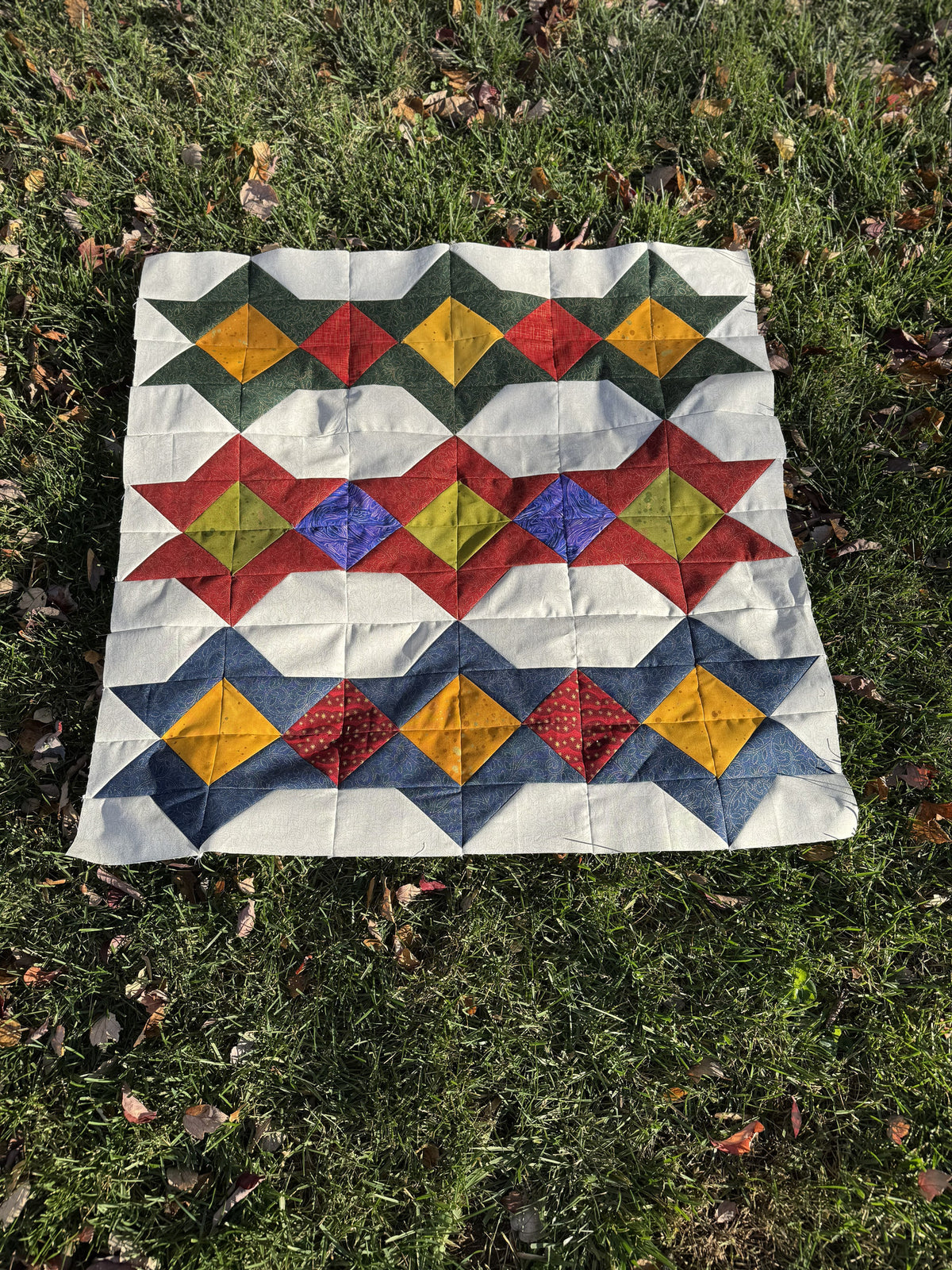 Montgomery Ribbon finished quilt display