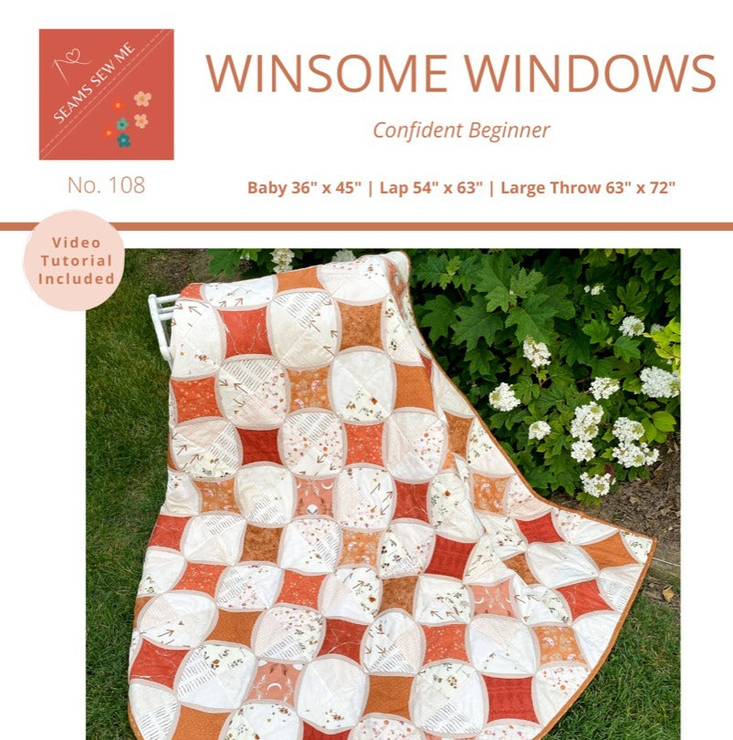 Seams Sew Me Winsome Windows PDF pattern cover