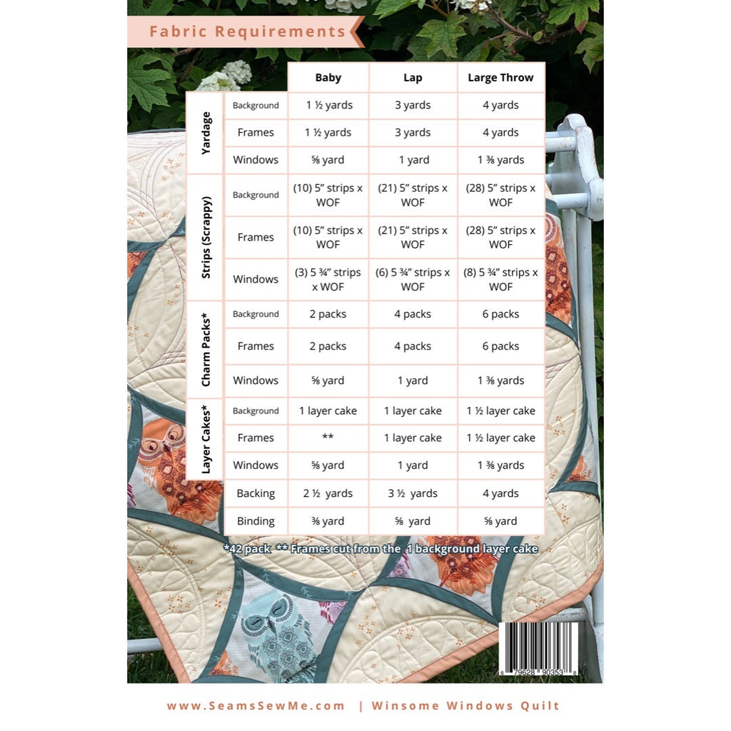 Winsome Windows fabric requirements