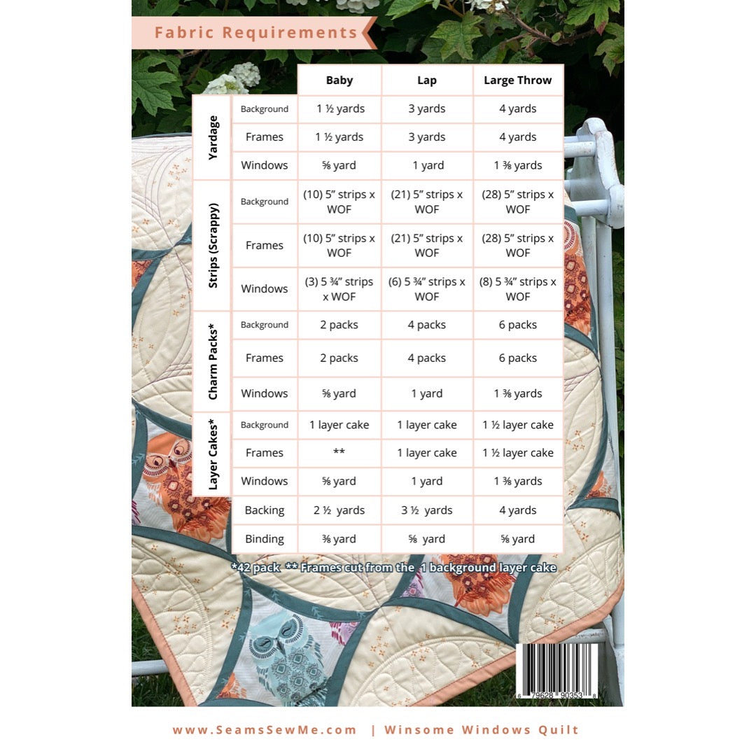Winsome Windows fabric requirements