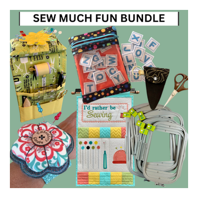 Embroidery Garden Sew Much Fun Bundle in-the-hoop embroidery designs
