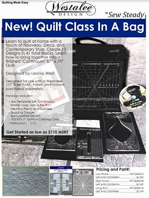 Sew Steady Westalee Quilt Class in a Bag — Longarm, 6 mm