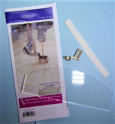Sew Steady Westalee Ruler Foot with Arc Template — High Shank, 4.5 mm
