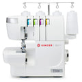 SINGER SE017 Elite overlock serger sewing machine front view showing compact design and professional 2-3-4 thread capability