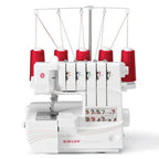 SINGER Professional 5 14T968DC serger sewing machine with 5-thread capability and coverstitch, front view on white background