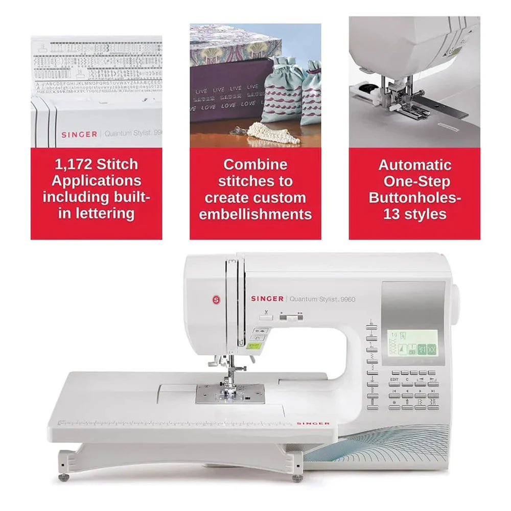 SINGER Quantum Stylist 9960 Sewing Machine, view 4