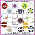 Creative Appliques Sports Monogram Frame Applique Bundle - Sew Nation USA Exclusive