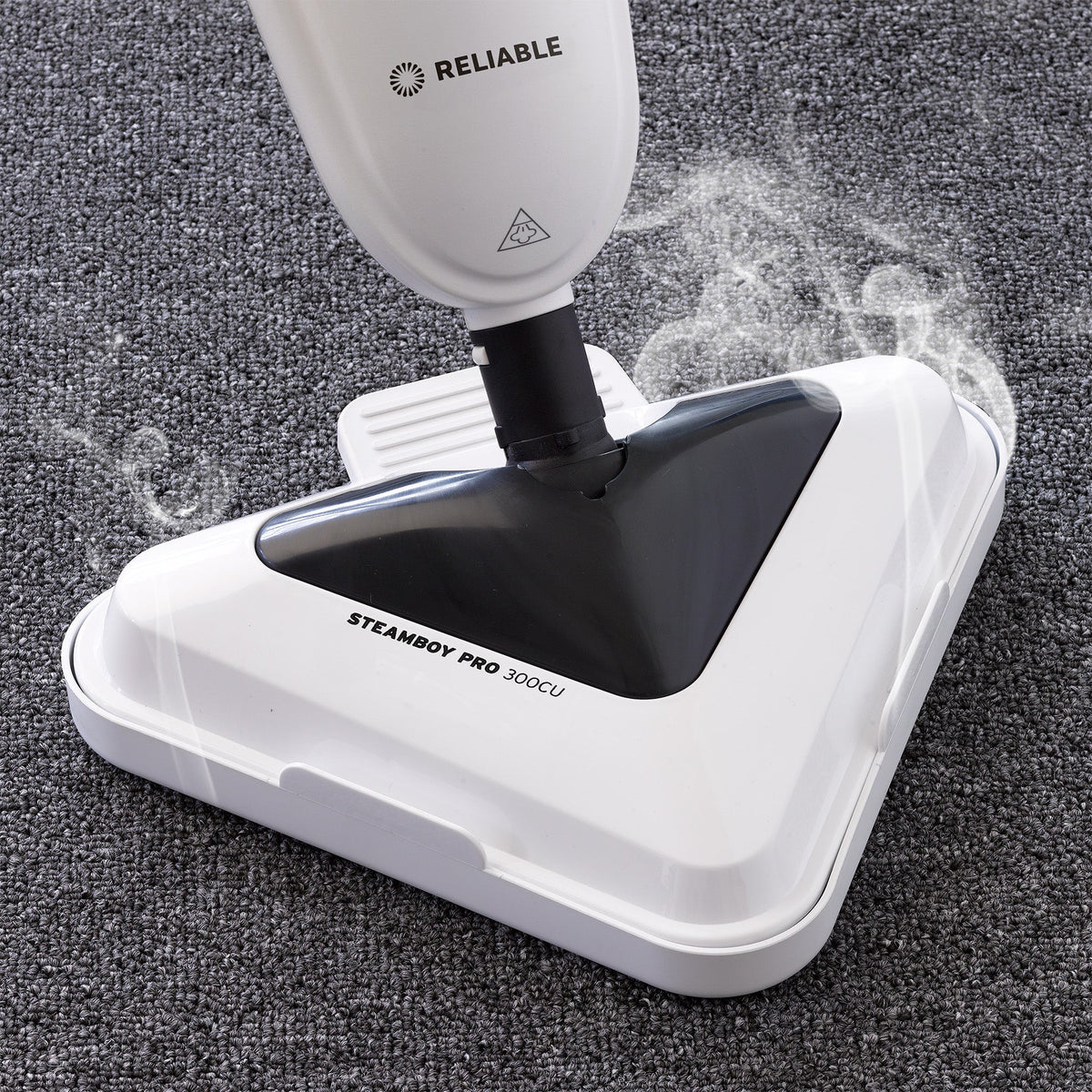 Reliable Steamboy Pro 300CU refreshing carpet with the carpet glide