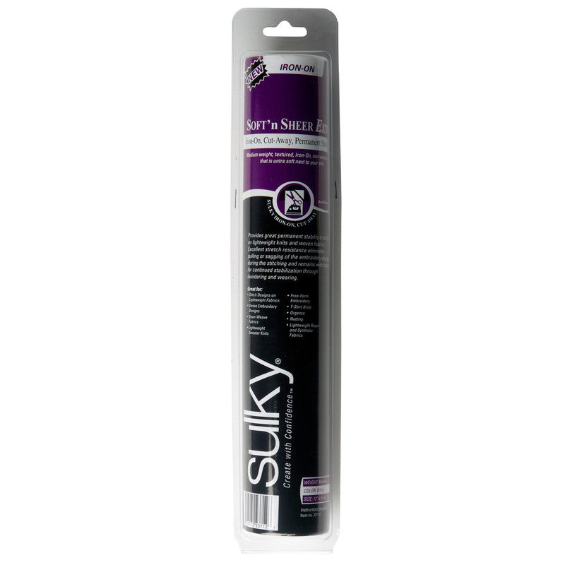 Sulky Soft 'n Sheer Extra Stabilizer - White - 12'' x 8 yd. Roll