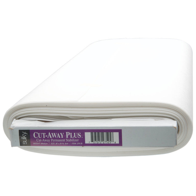 Sulky Cut-Away Plus™ Stabilizer - White - 20'' x 25 yd. Bolt