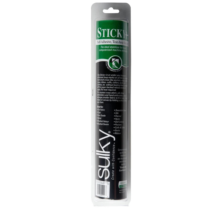Sulky Sticky + Stabilizer - White - 12 1/4'' x 6 yd. Roll