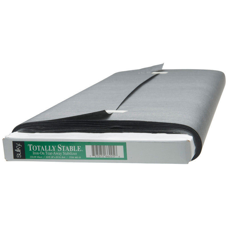 Sulky Totally Stable Stabilizer - Black - 20'' x 25 yd. Bolt