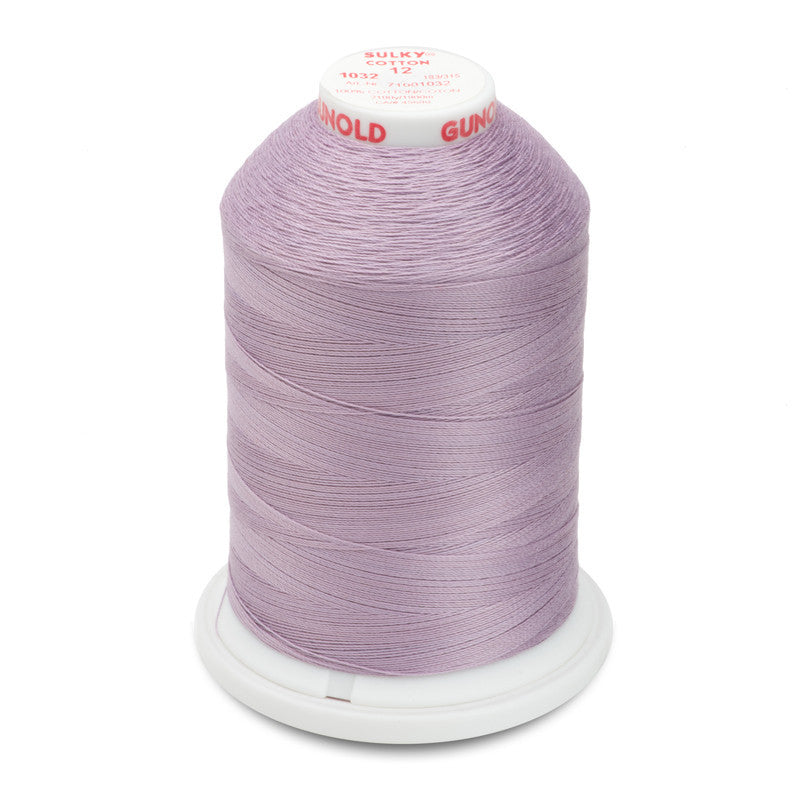 Sulky 12 Wt. Cotton Thread - Med. Purple - 2,100 yd. Jumbo Cone